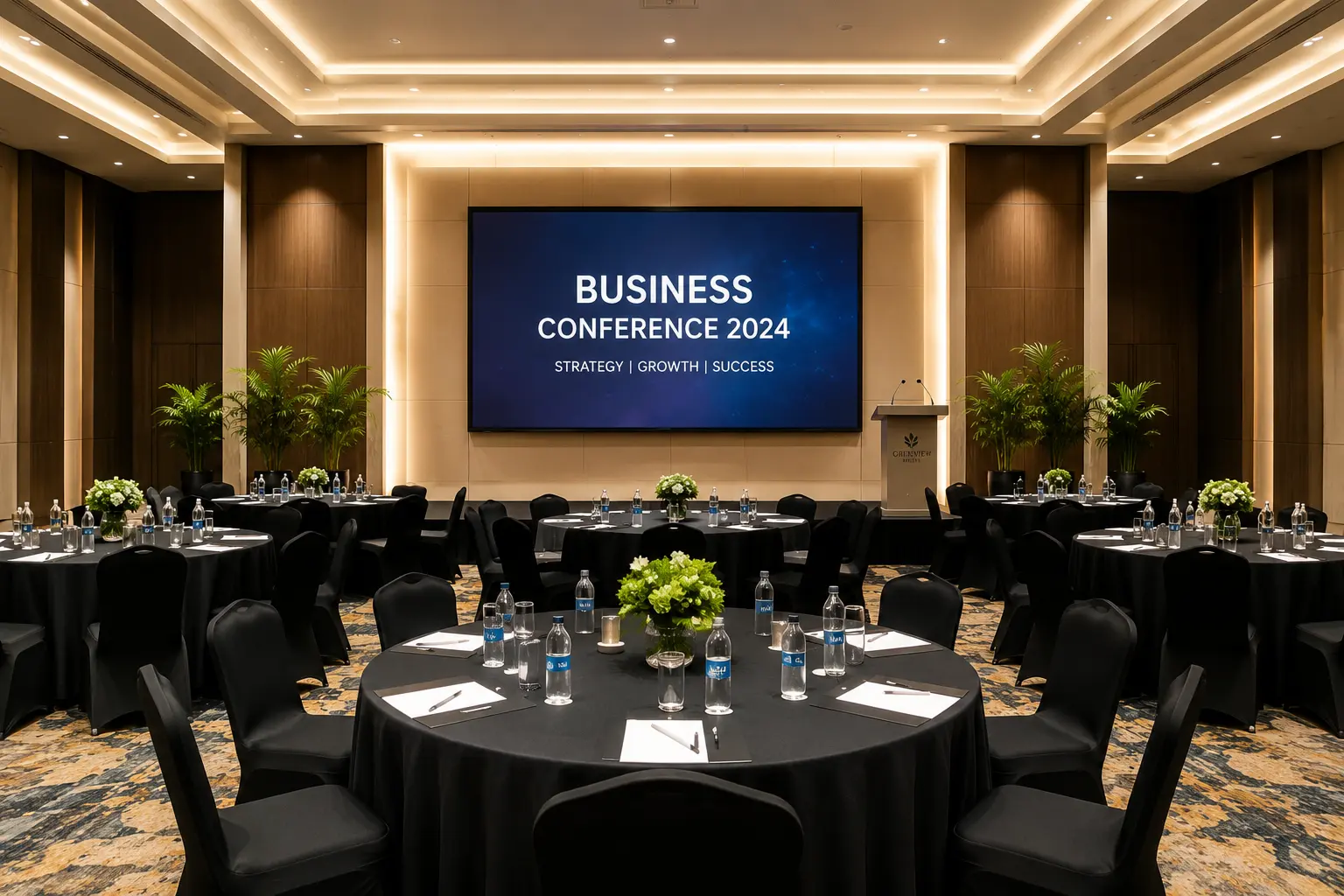 Representative business conference setup for Vibhava Kalaburagi