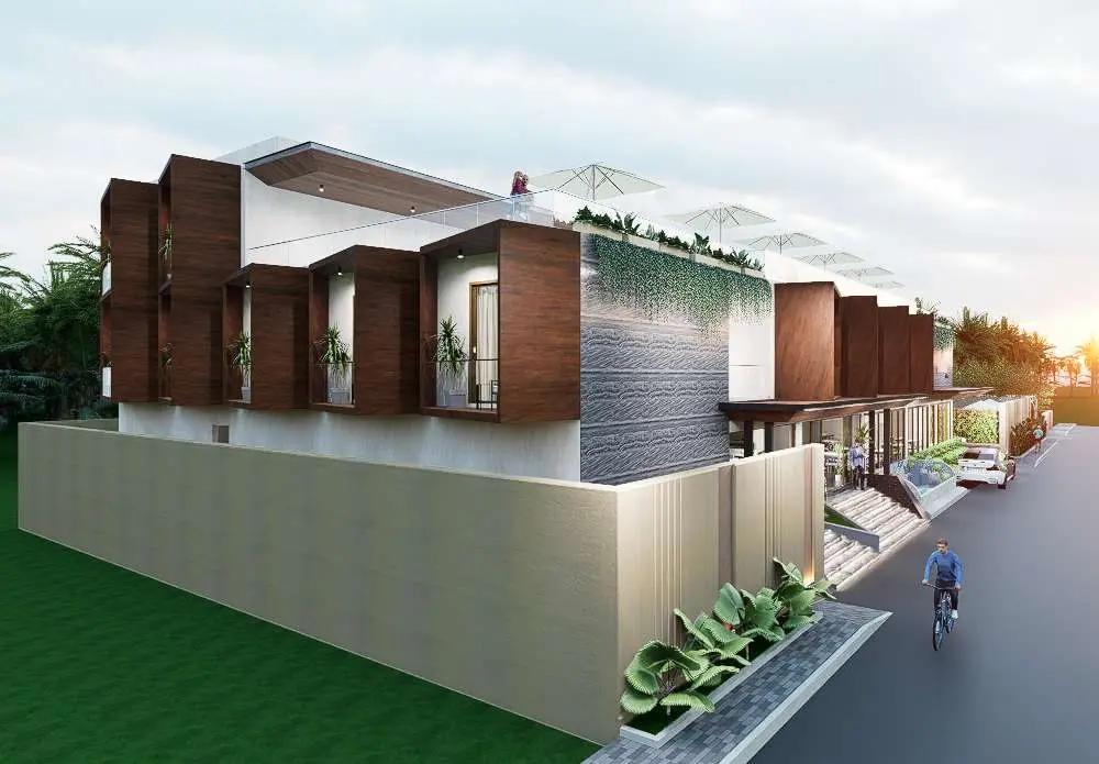 Concept render of the pool at Vibhava Chirala