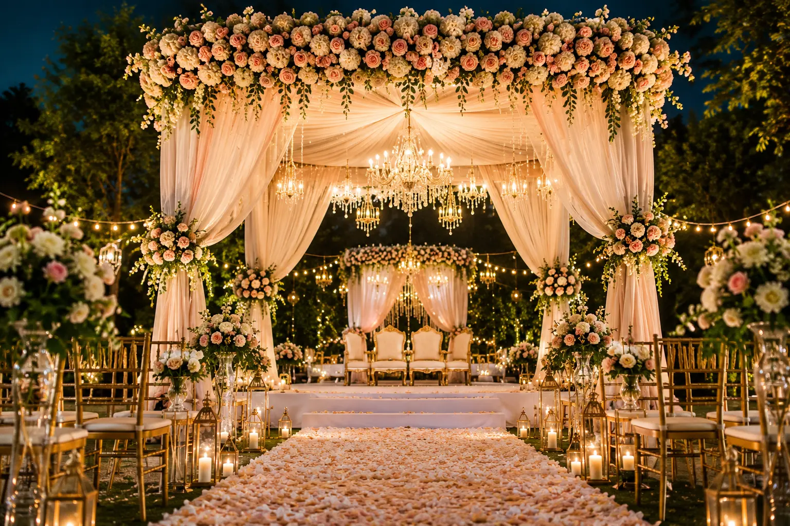 Wedding venue at Vibhava Resorts