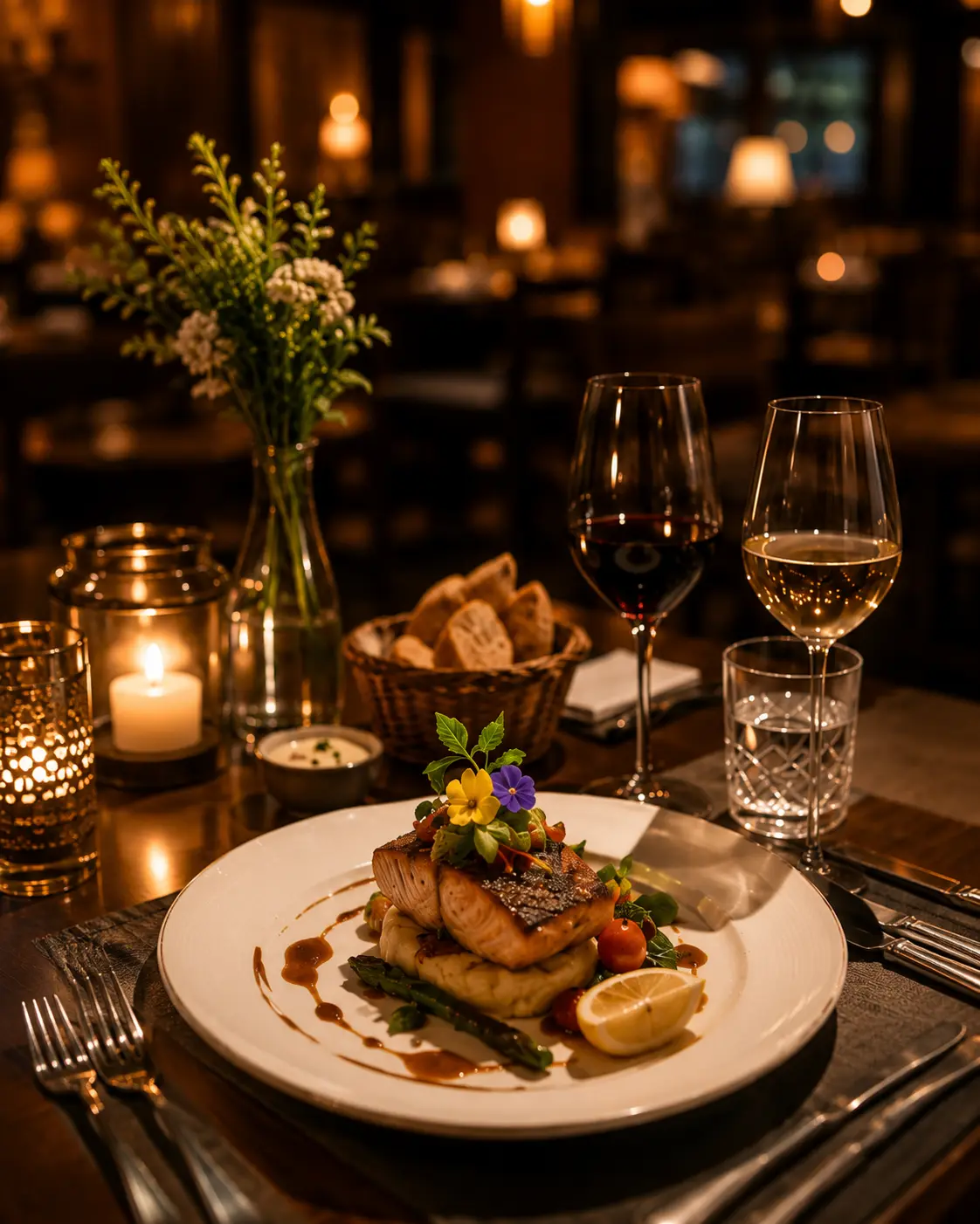 Fine dining at Vibhava Resorts