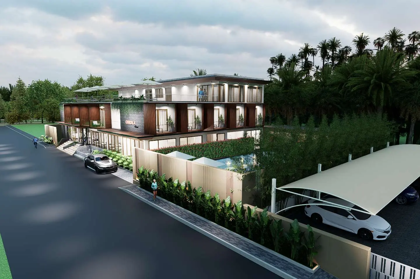 Nature-led resort experience